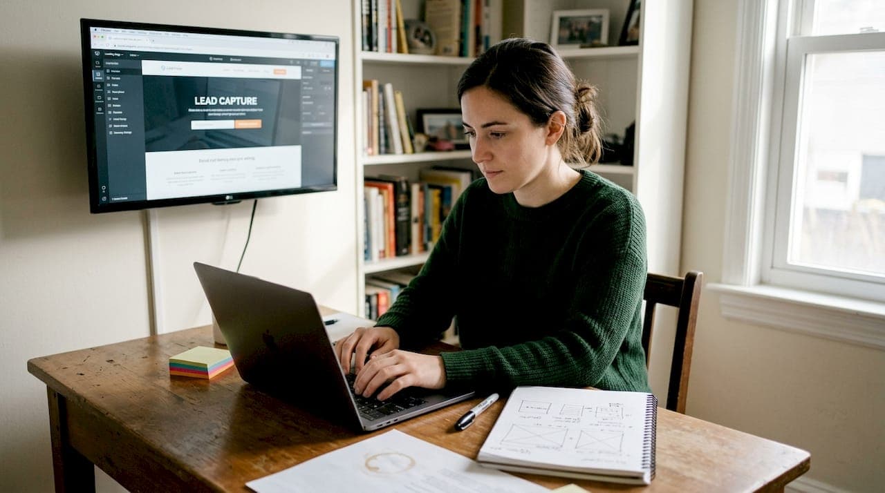Build high-converting lead capture landing pages: a guide